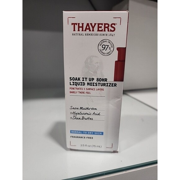 THAYERS Other - Thayers Soak It Up 80HR Liquid Facial Moisturizer, 2.5 fl oz
